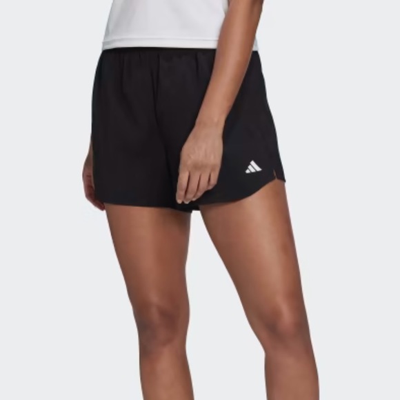 adidas Pants - Adidas XS Athletic Club Skirt Skort Black Mesh Prime Green Tennis Golf AEROREADY